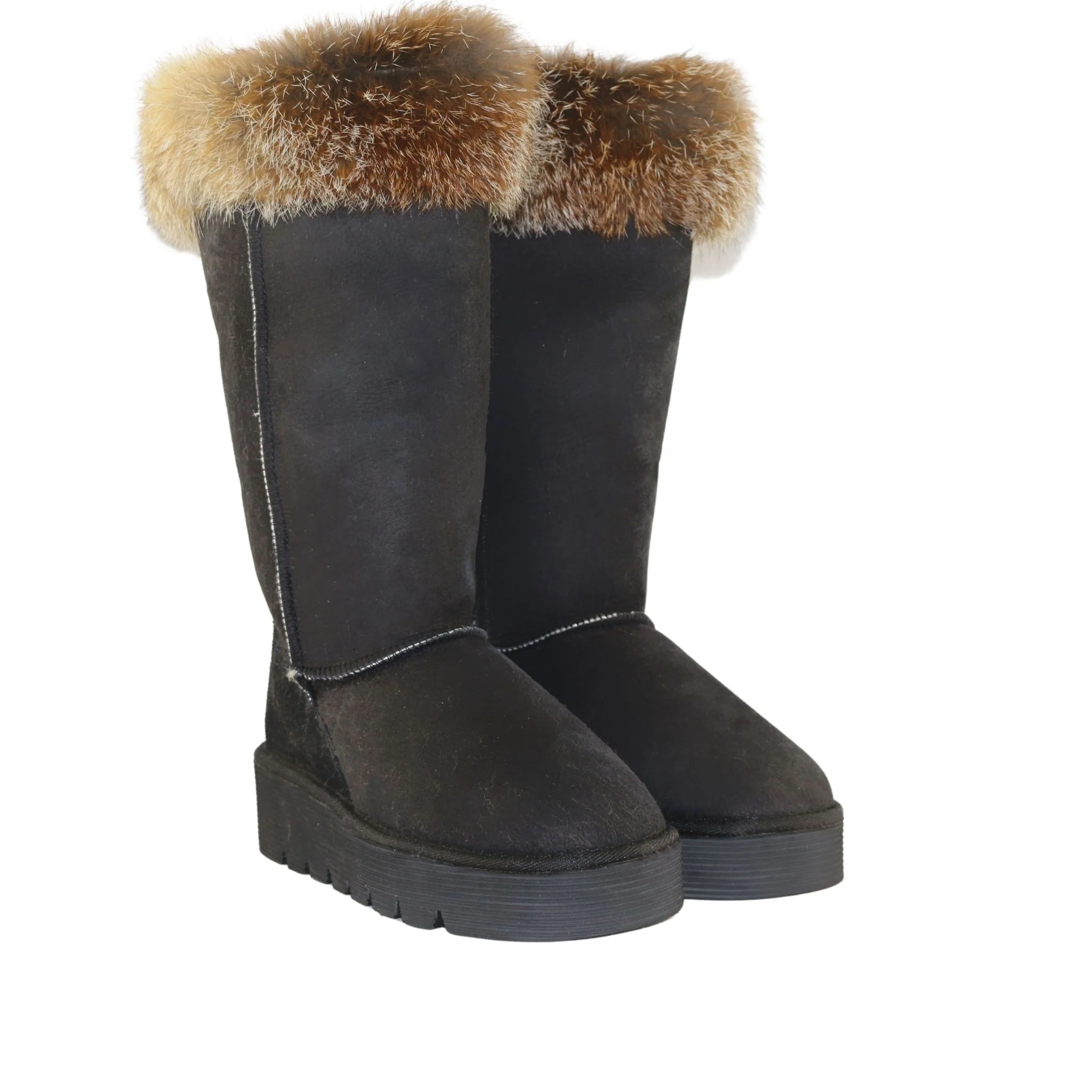 Platform Fox Long Black